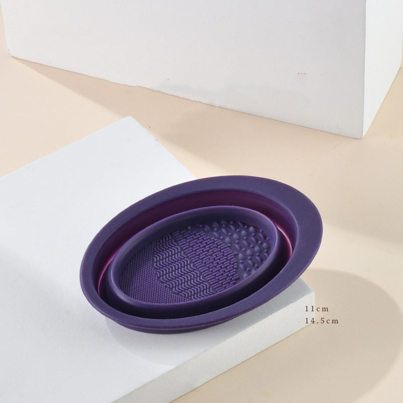 Scrubbing Plate Makeup Brush Cleaning Pad Makeup Brush Cleaning Bowl Scrubbing Plate Makeup Brush Cleaning Pad Makeup Brush Cleaning Bowl